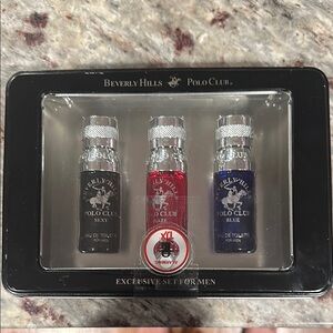 Beverly Hills Polo Club Men's Fragrance Trio - Silky, Blaze, Blue